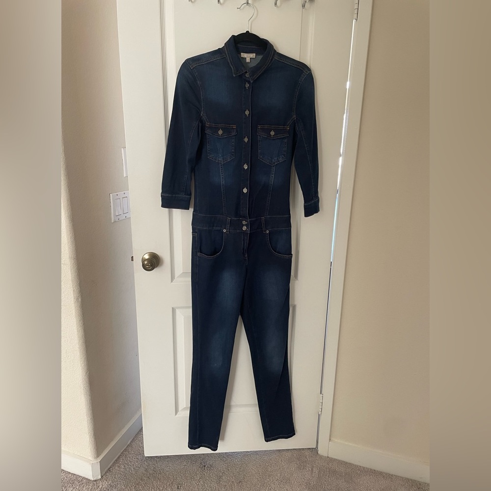 Denim Slim fit Jumpsuit Size 6